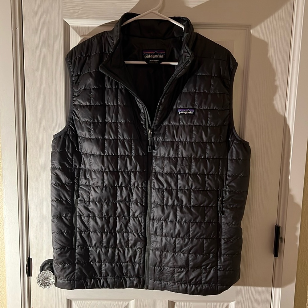 Patagonia Nanopuff Men’s Vest Large - Forge Grey